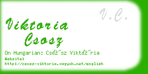 viktoria csosz business card